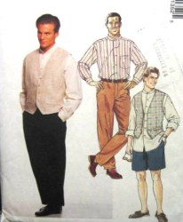 8135 MEN SHIRT,VEST, PANTS, SHORTS PATTERN 40-44,42-46,46-50-56